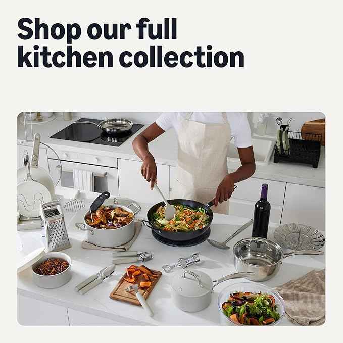 Amazon Basics Stainless Steel Cookware Set, 5-Piece, All Cooktop Friendly, Dishwasher-Safe, Induction Compatible