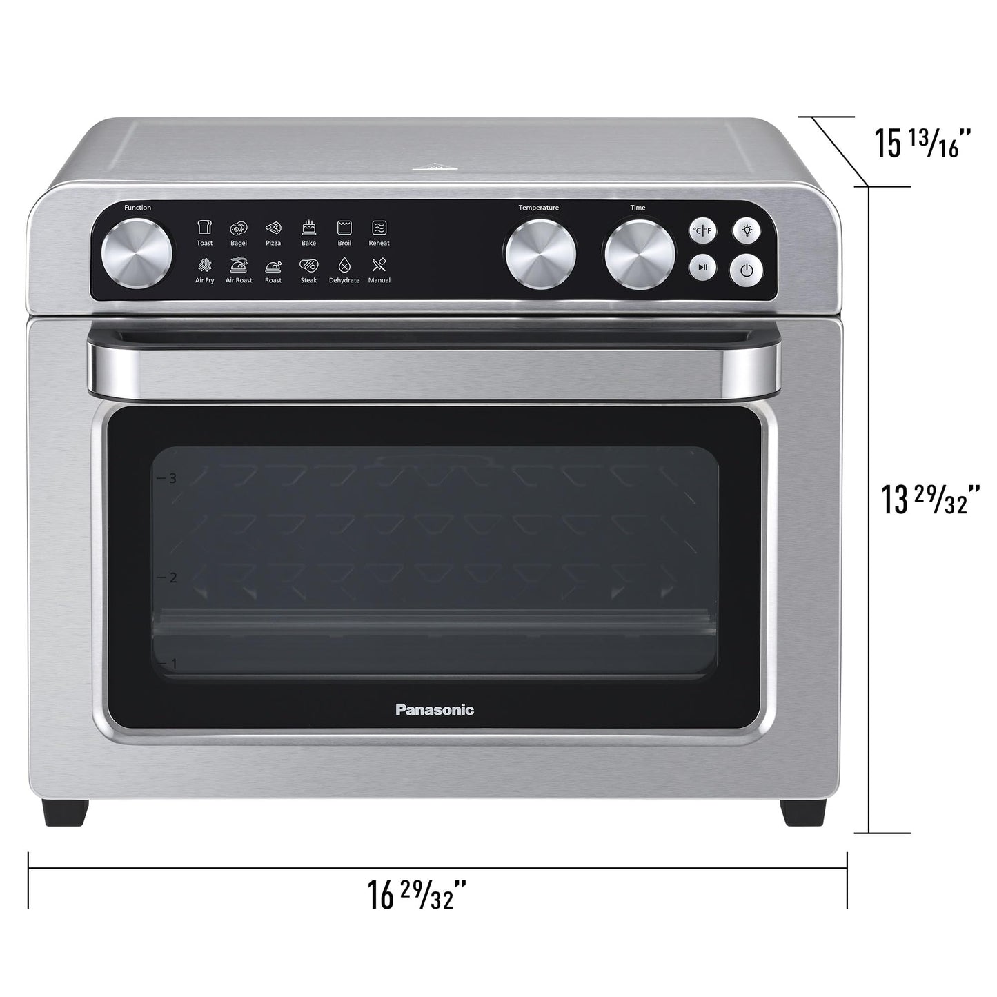 FlashXpress Family Size Air Fryer Toaster Oven Combo (FlashXpress XL / Silver)