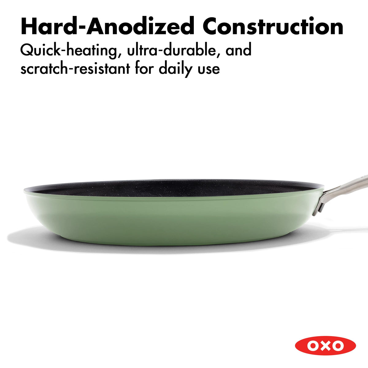 Enhanced 12” Frying Pan Skillet (12" Frying Pan Skillet / Eucalyptus Green)