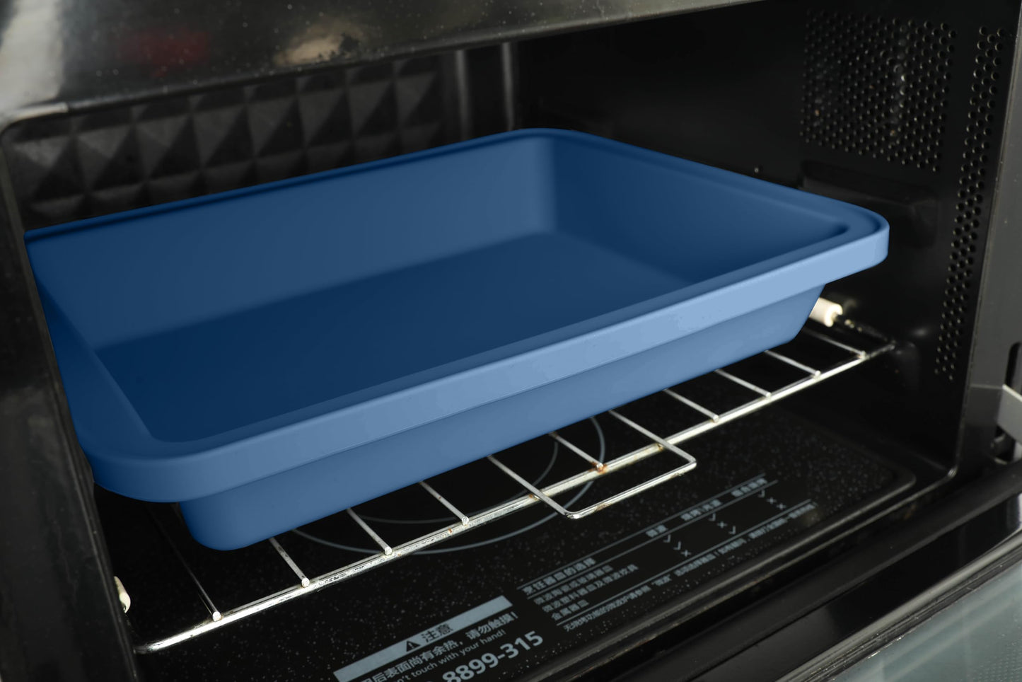 Silicone Baking Pan (Blue, 1 Pack)