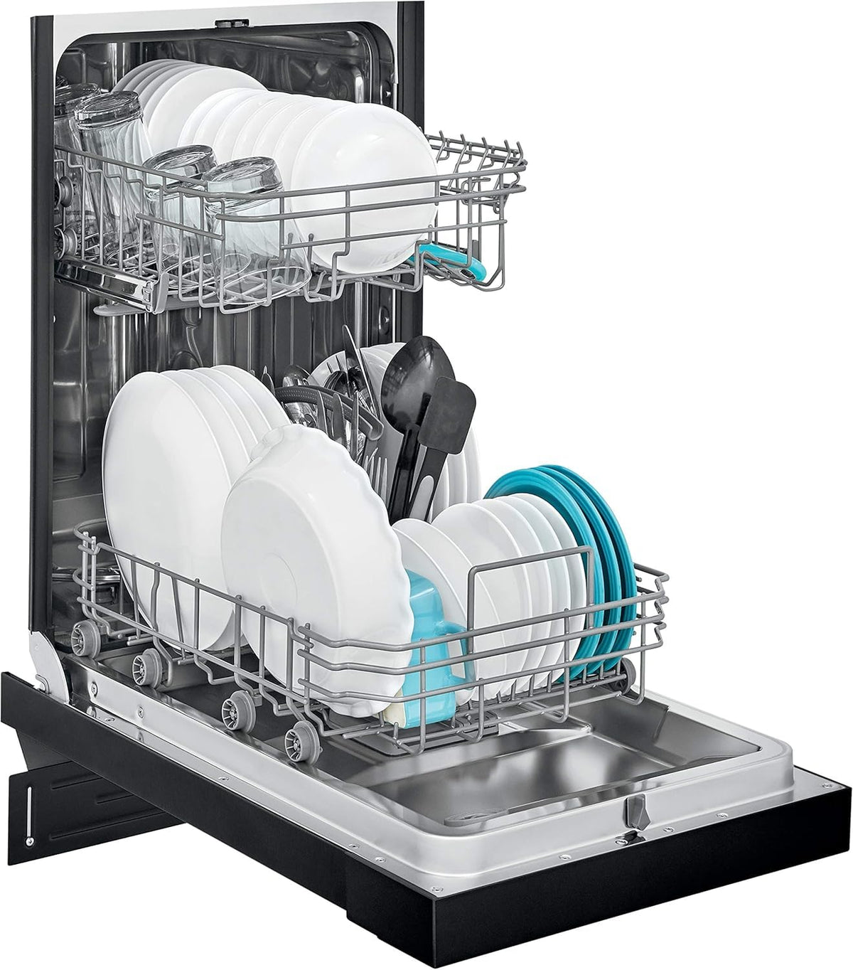 18 Inch Dishwasher with 8 Place settings (black)