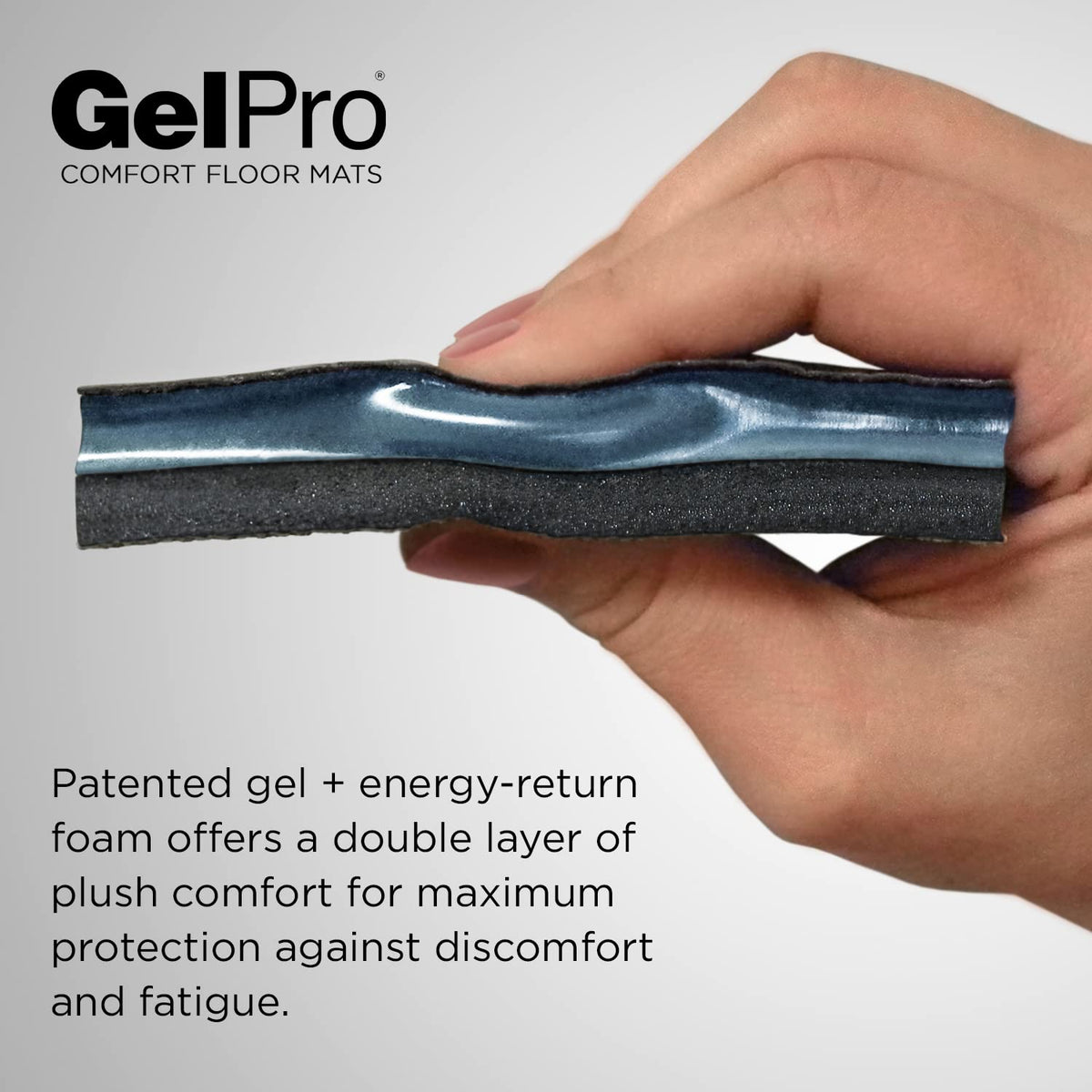 Elite Premier Gel & Foam Anti (48"L x 20"W x 0.8"Th / Basketweave Truffle)