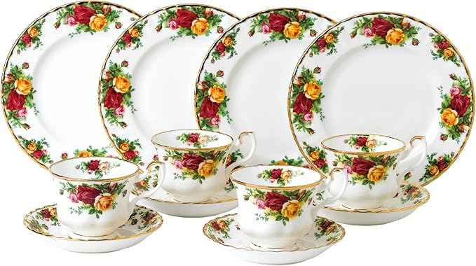 Royal Albert Old Country Roses Plate, Teacup & Saucer