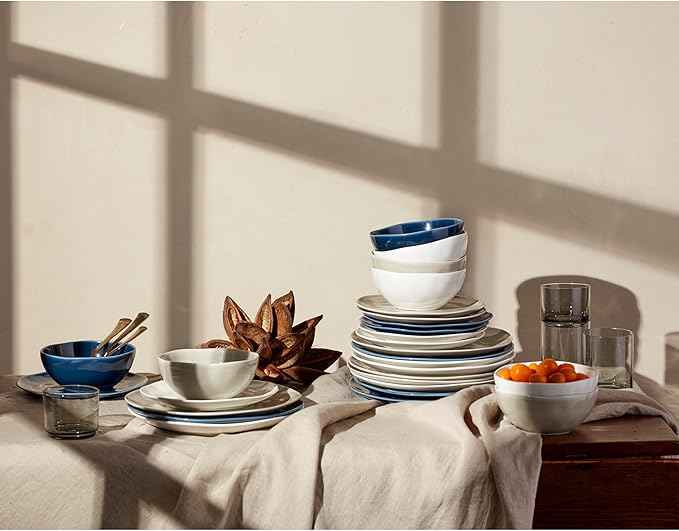 Lenox, Grey Bay Colors 12 Piece Set, 17.55 LB