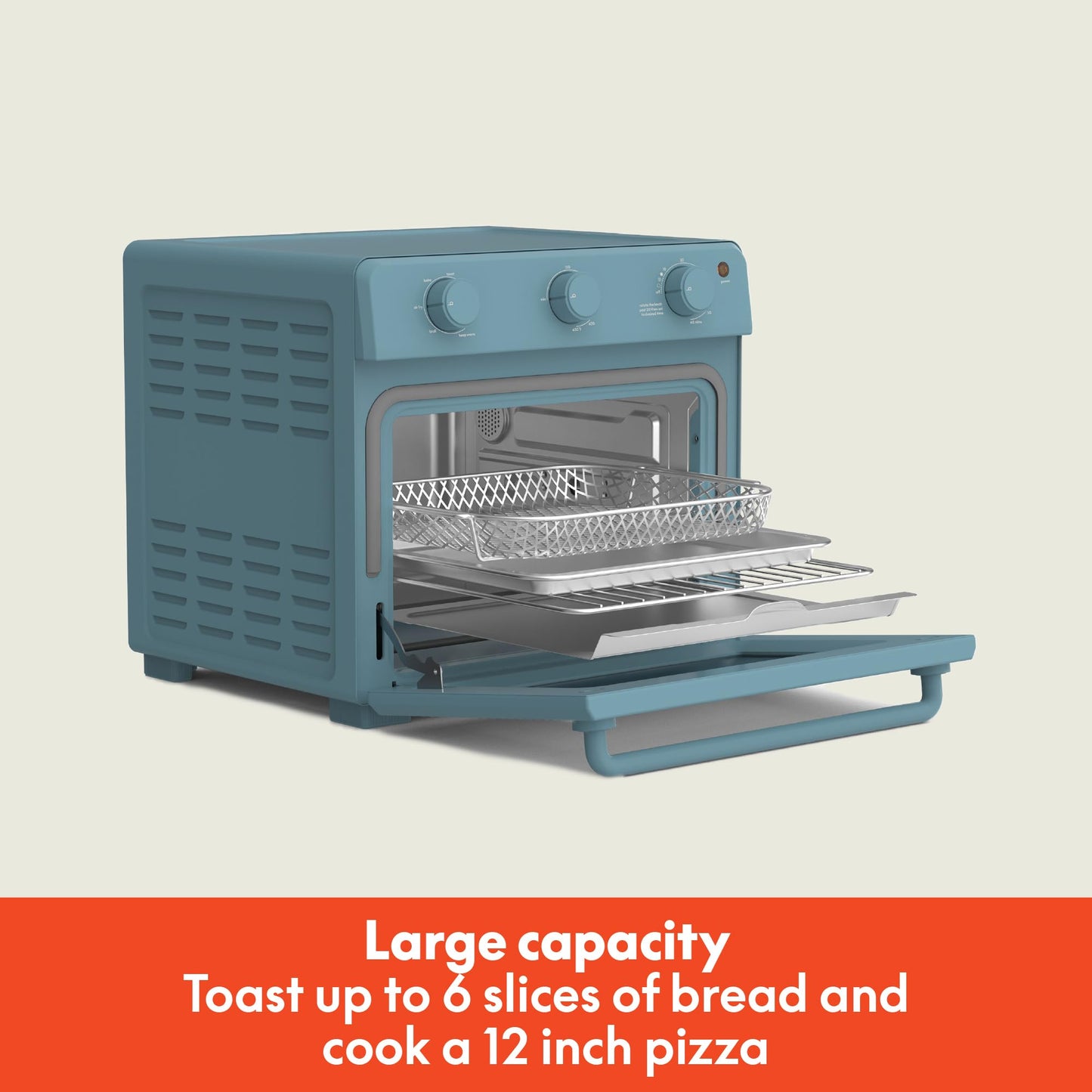6 Slice Toaster Oven With Air fryer