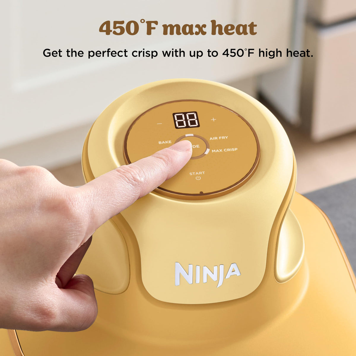Crispi Glass Air Fryer (Ginger Snap)