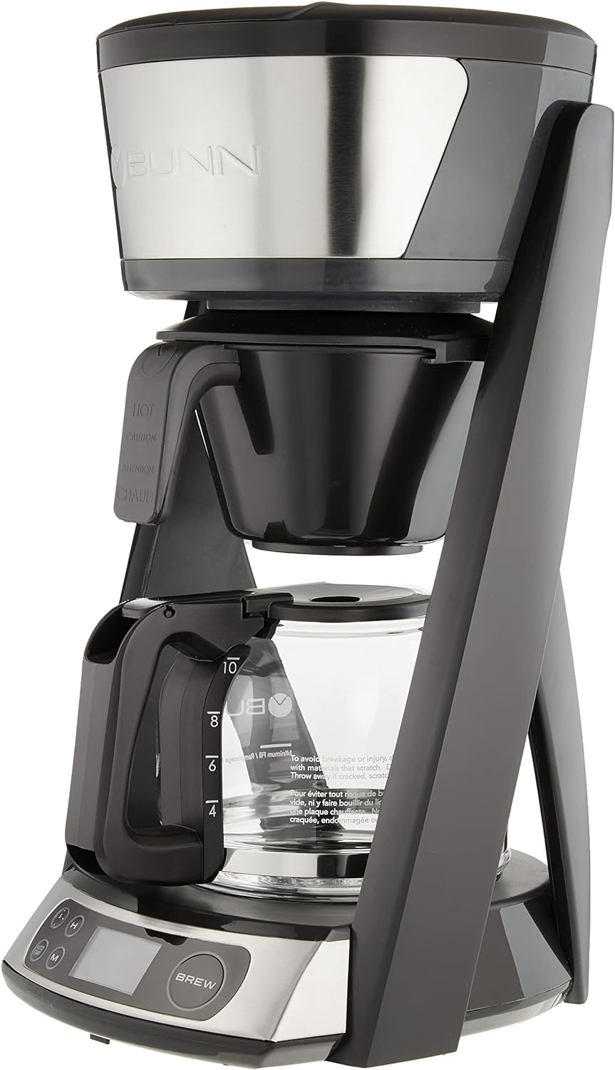 BUNN Heat N Brew Coffee Maker, 10-cup, Stainless Steel