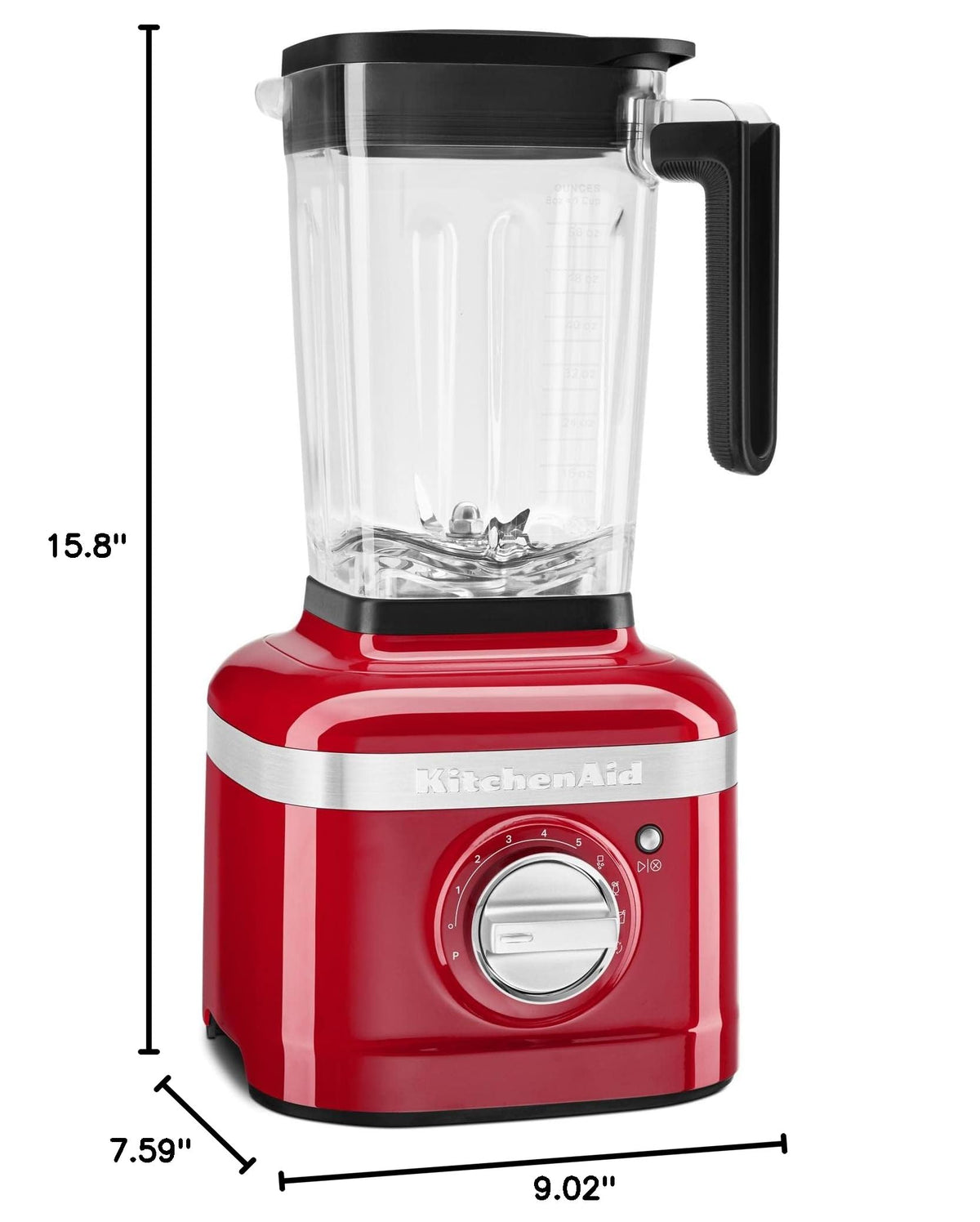 K400 Variable Speed Blender (Passion Red / 5 Speed)
