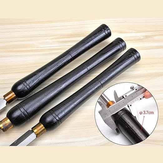 Woodworking Tools,6-Piece HSS Wood Turning Tools with High-Speed Steel Blades and Ash Handles Woodworking Tools Artisan Chisel Set with Wooden Case for Beginners