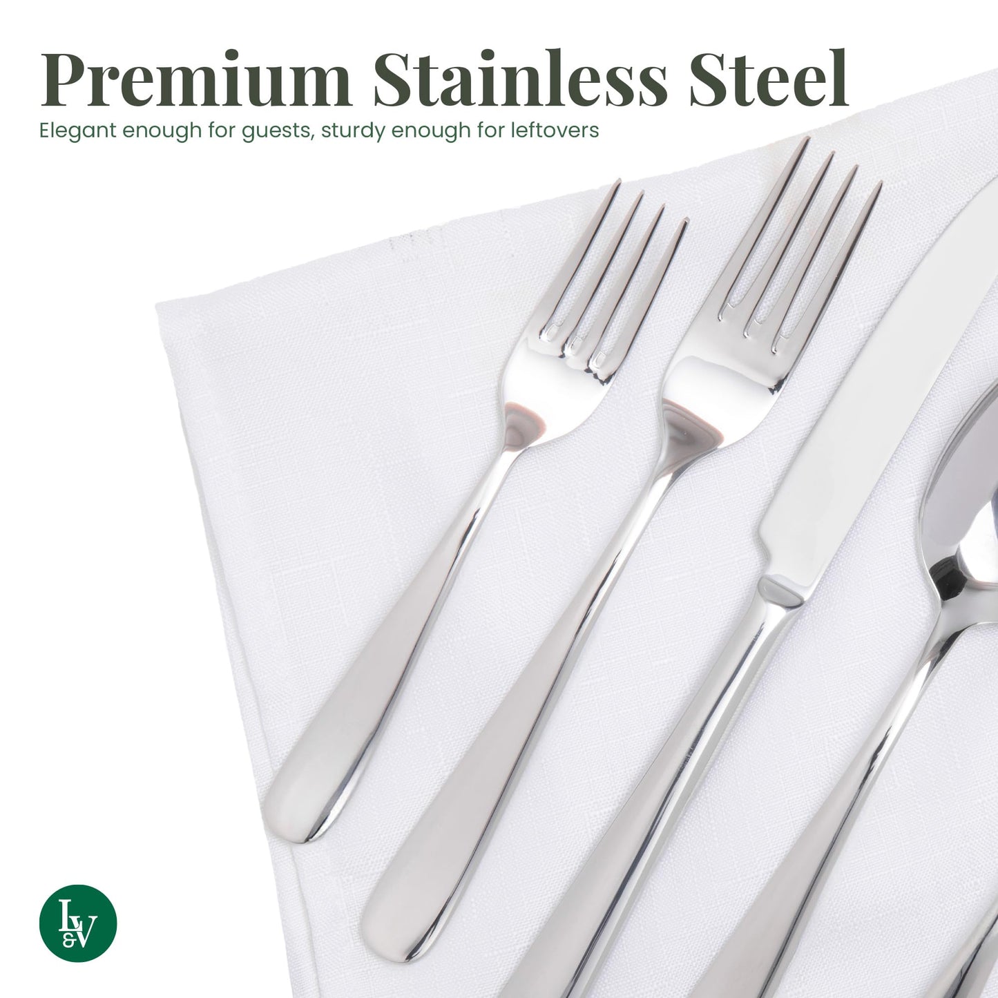 Signature Stainless Steel Flatware 20 (Mirror Finish)