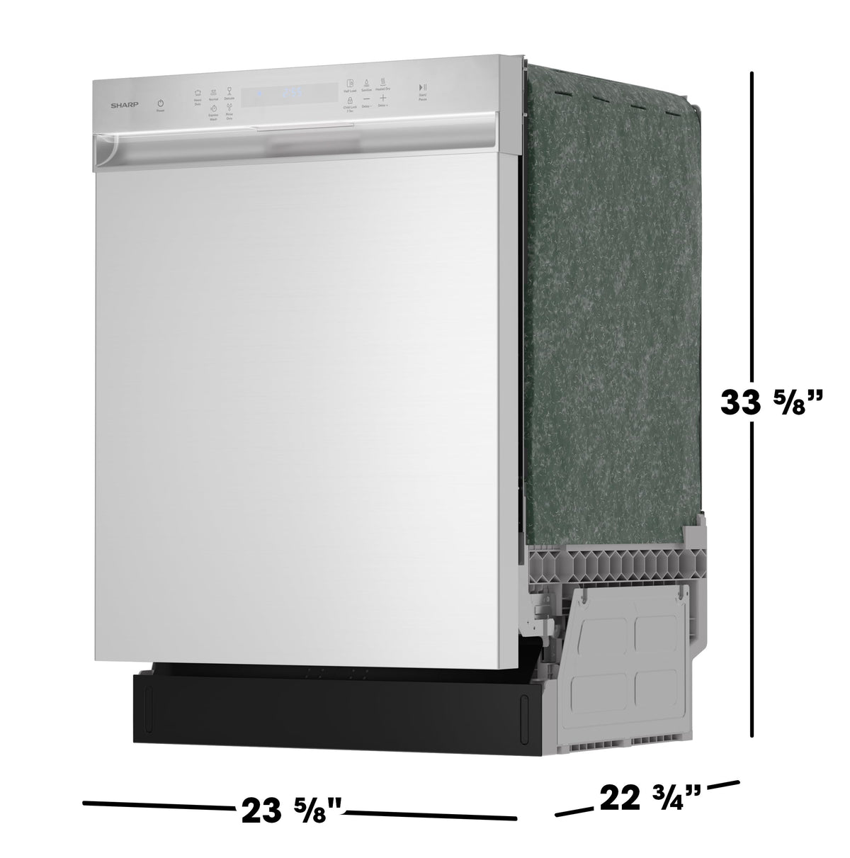 SDW6506JS 24 inch Stainless Steel Dishwasher