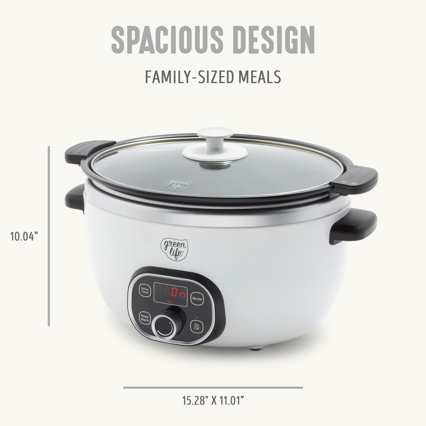 6QT Ceramic Nonstick Slow Cooker