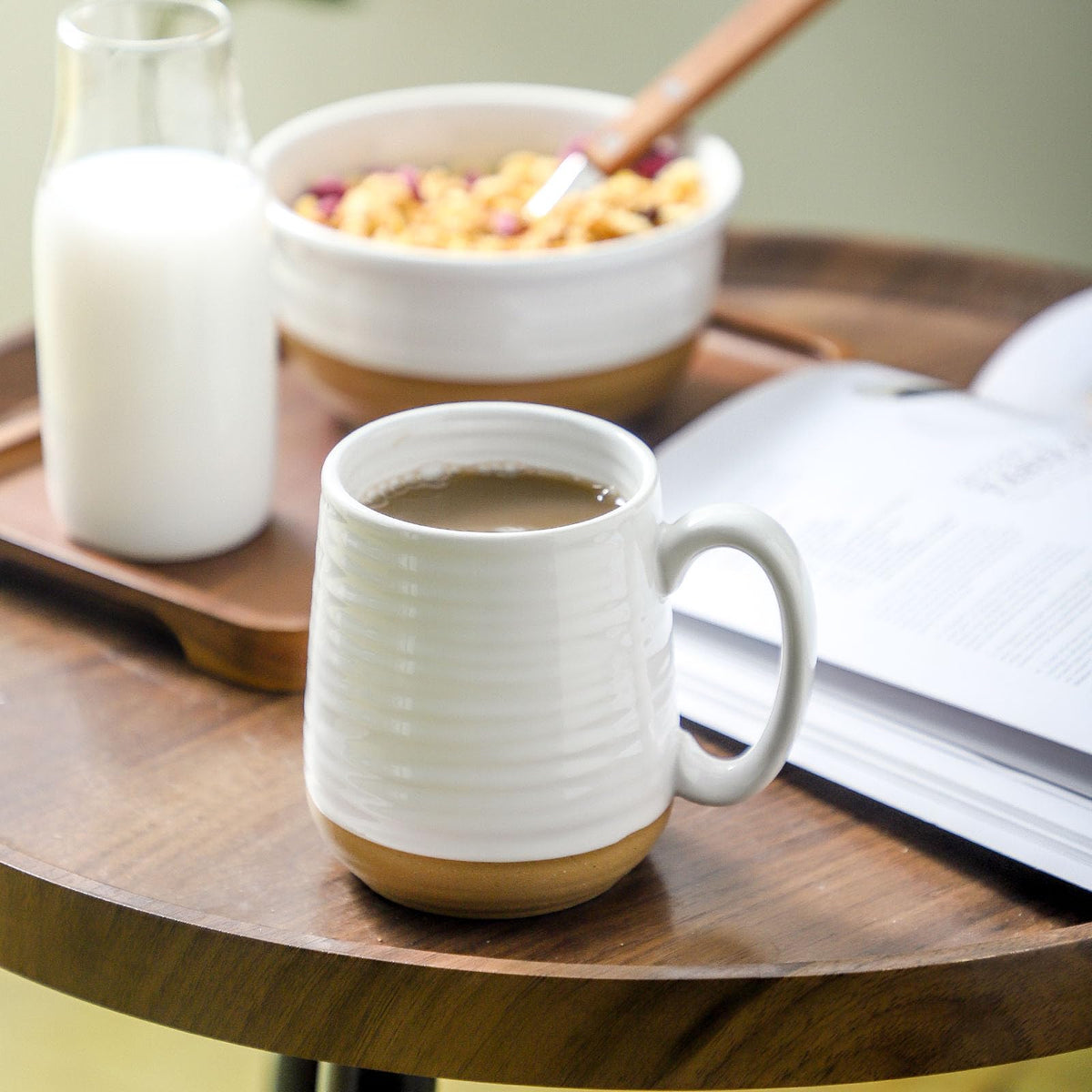 Coffee Mugs Set of 6 (White / Set of 6)