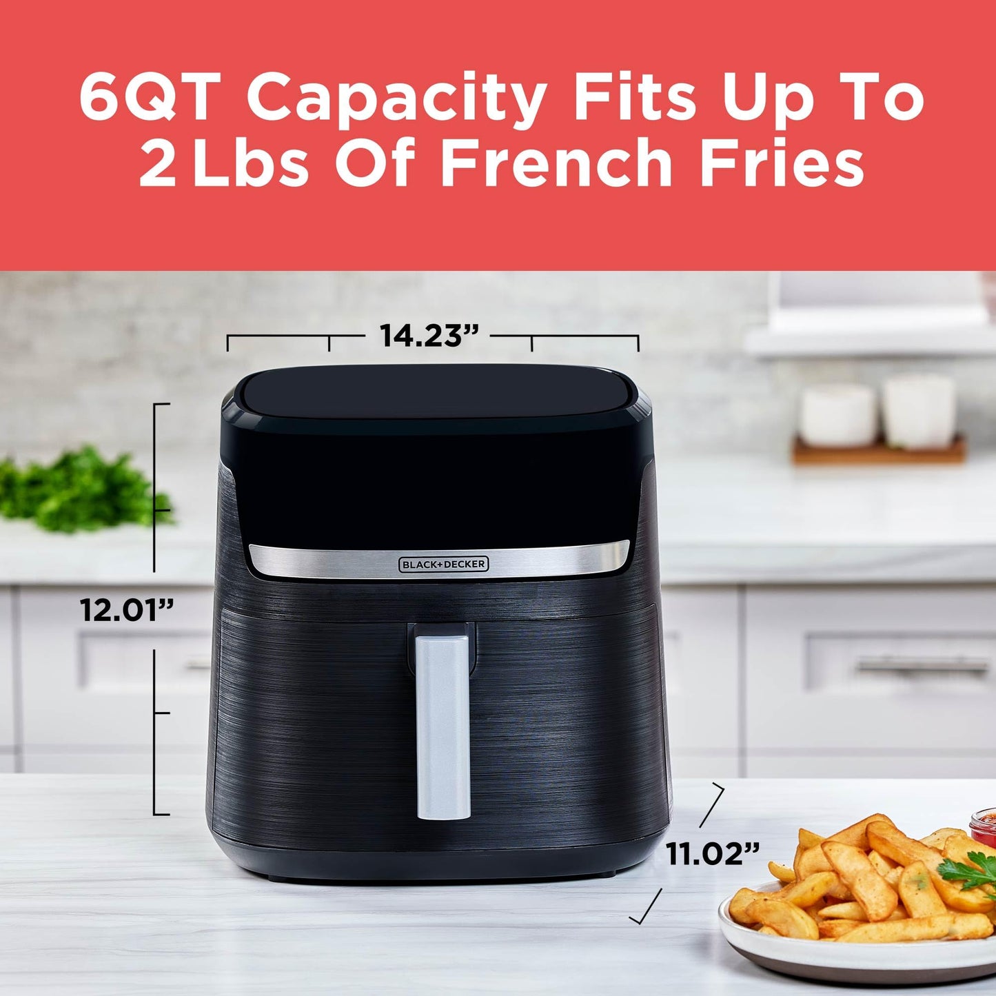 Purifry 6QT Digital Air Fryer (6 QT)