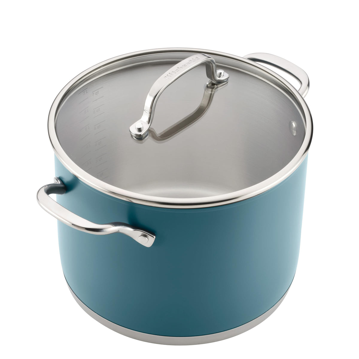Color Finished Stainless Steel 3 (Agave Blue / 8 Quarts)