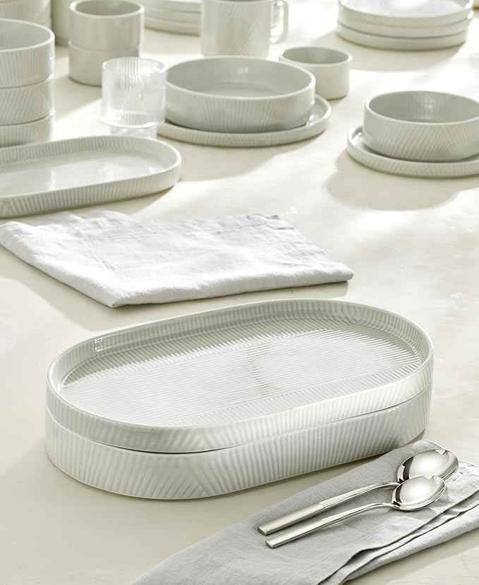 Lenox 898016 Modulus 2-Piece Serving Set, Vapor