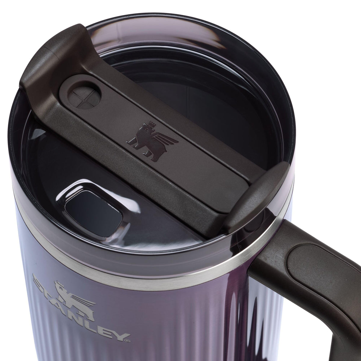Quencher H2.0 Tumbler with Handle and Straw 40 oz (40 Ounces / Fluted Wisteria Shine)