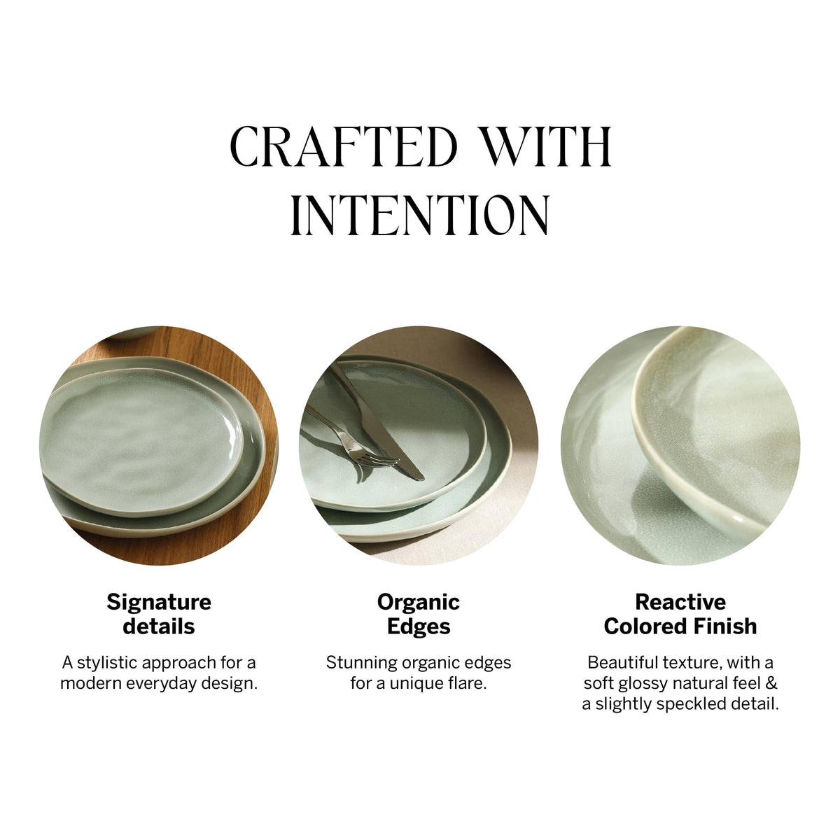 Mirella Dinnerware Set (Light Green / 12-Piece - Service for 4)