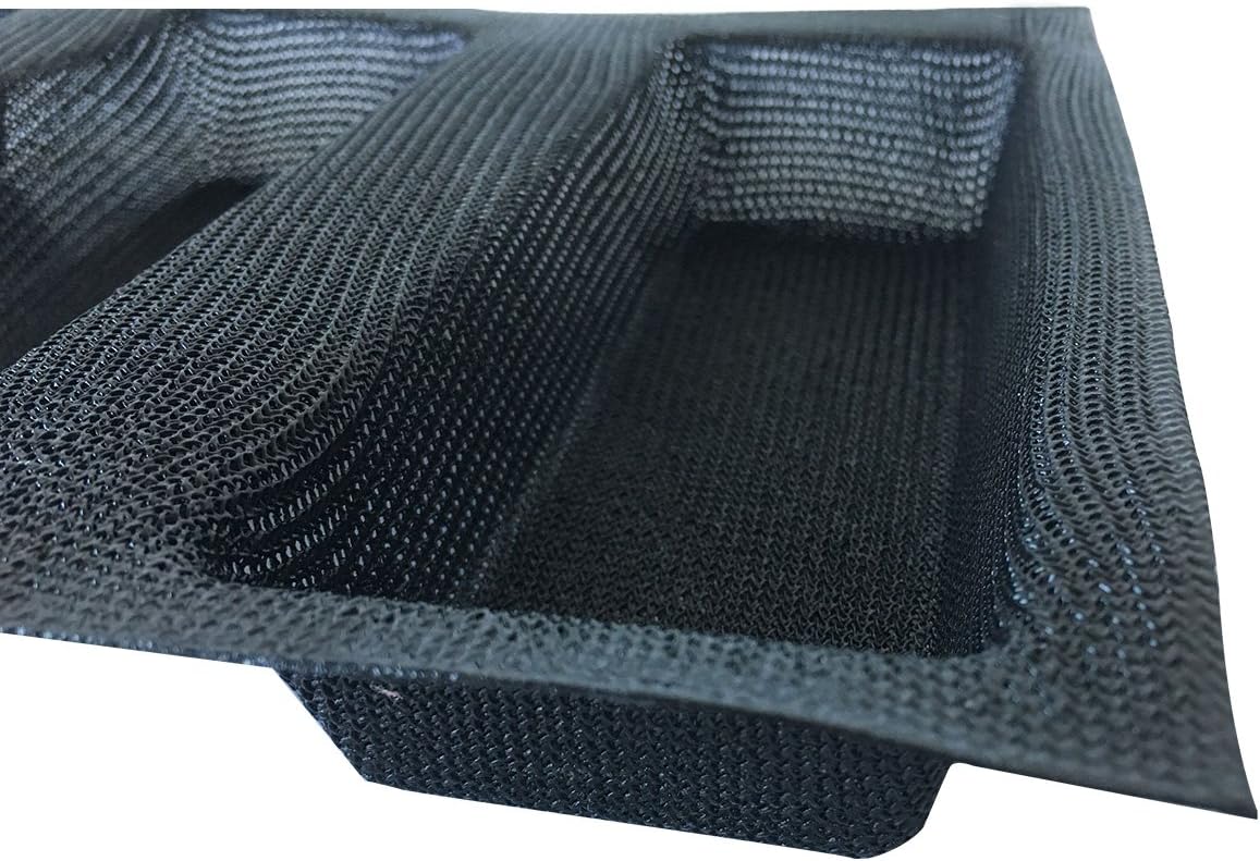 Mesh Silicone Bread Forms Square Shape Bread Molds Non Stick Bakery Tray Silicone Coated Fiber Glass Loaf Crusty Bread Bakeware For Small Toaster Oven - HomeSpice