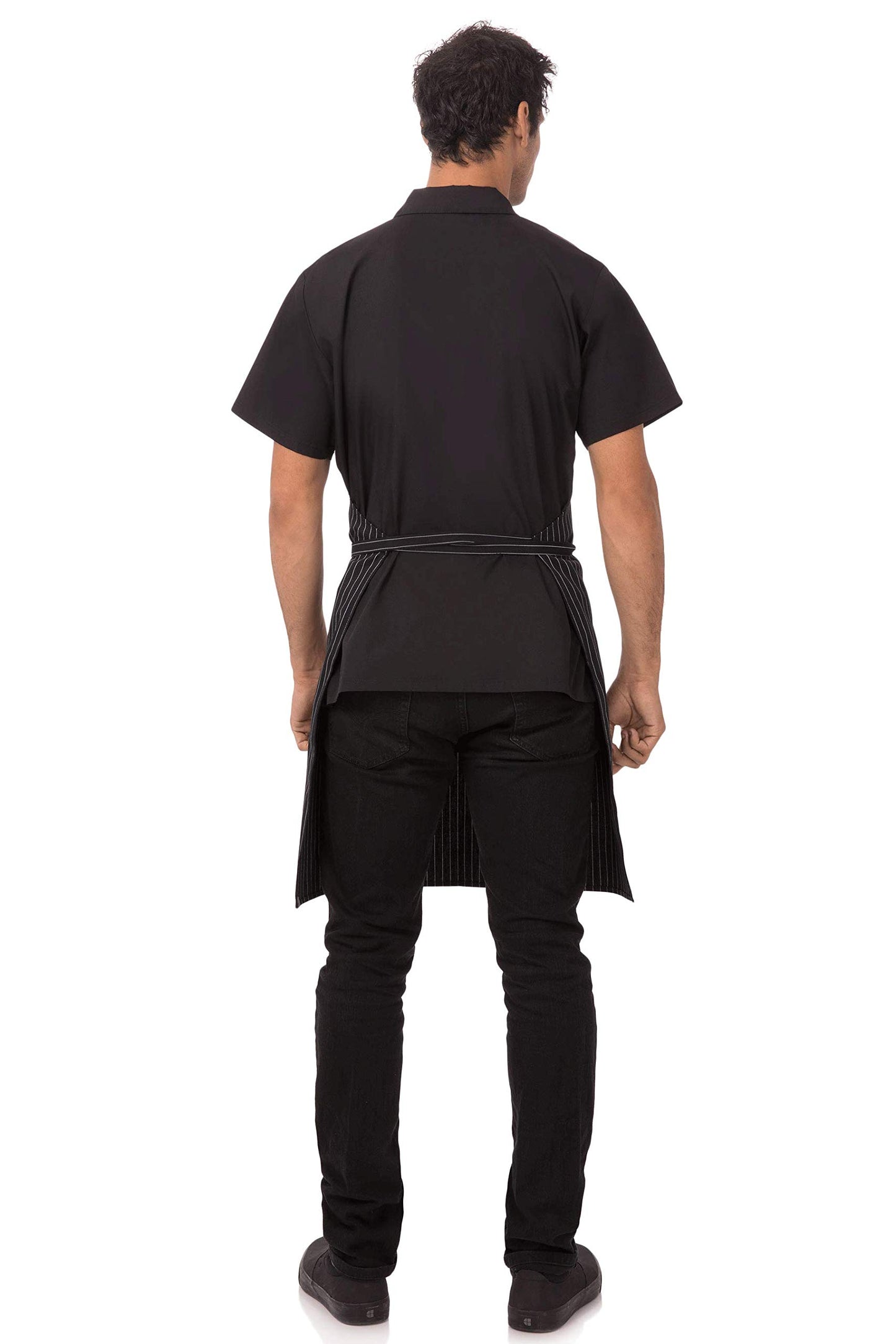 Unisex Chef Apron (Pinstripe, 2 Pack)