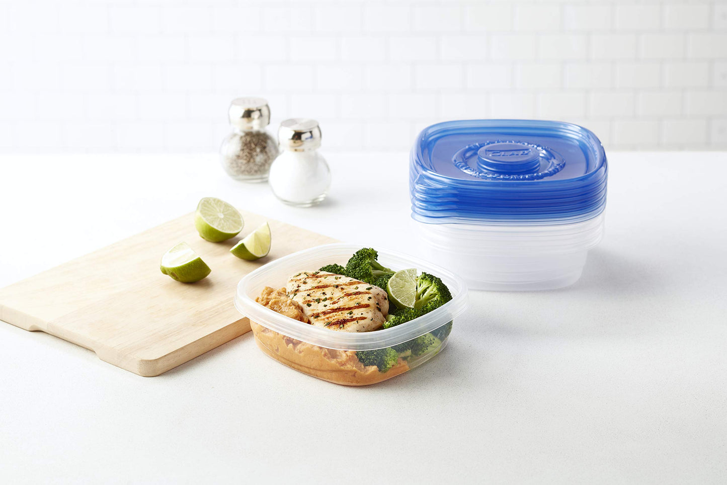 GladWare Entree Food Storage Containers with Lids (Square / 5 Count (Pack of 6))