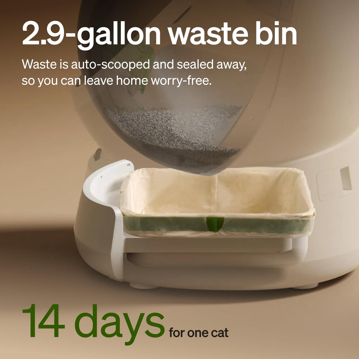 Automatic Litter Box with AI (White / AI Bundle)