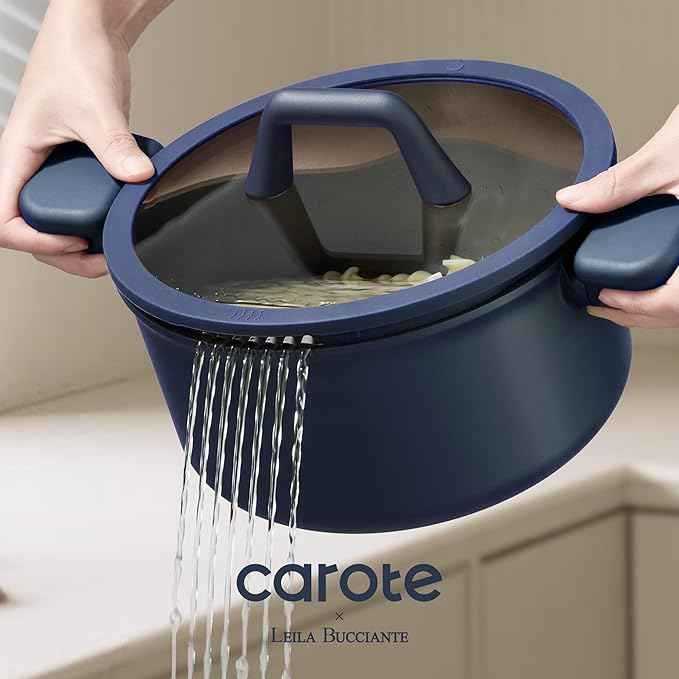 CAROTE 31PCS Pots and Pans Set, Nonstick Cookware Set Kitchen Non Stick Induction Titanium Cookware Non-toxic Granite Cooking set, PFOA Free