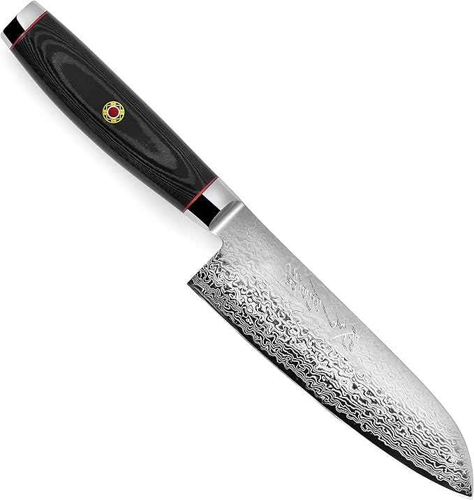 Enso SG2 Santoku Knife - Made in Japan - 101 Layer Stainless Damascus, 6.5"