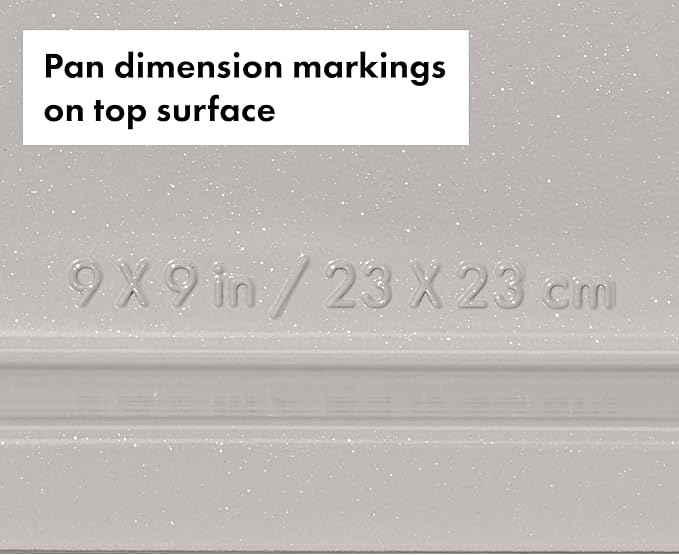 OXO Good Grips Non-Stick Pro Ceramic Coated Metal Bakeware 9” Square Cake Pan – Storm Blue