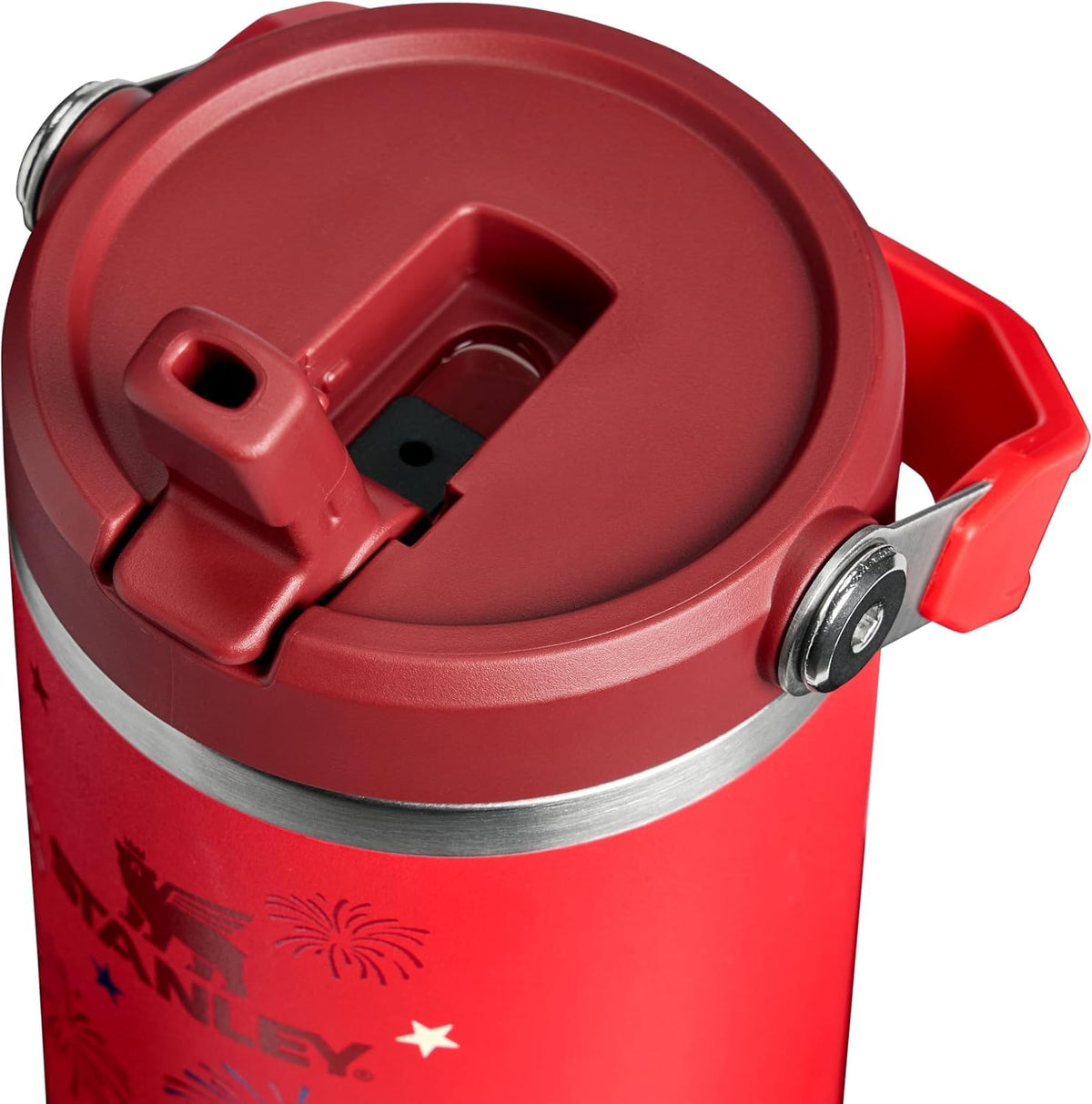 IceFlow 2.0 Flip Straw Tumbler (Chili Red Fireworks / 30 Ounces)