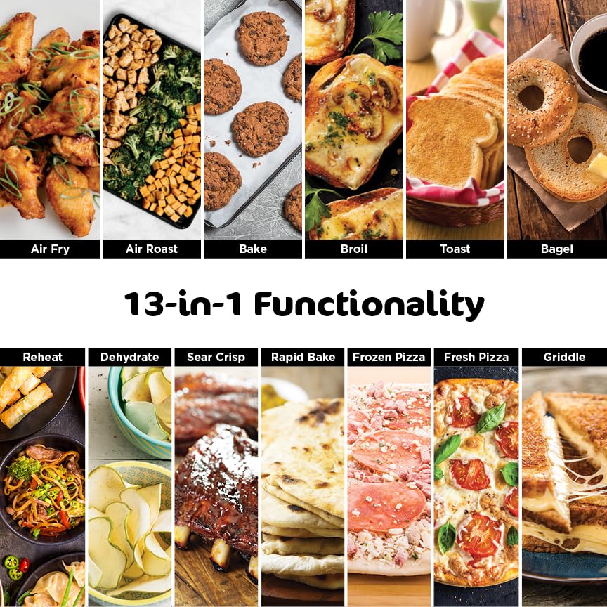 Foodi Smart Dual Heat Air Fry Oven (13-in-1 Flip Oven XL)