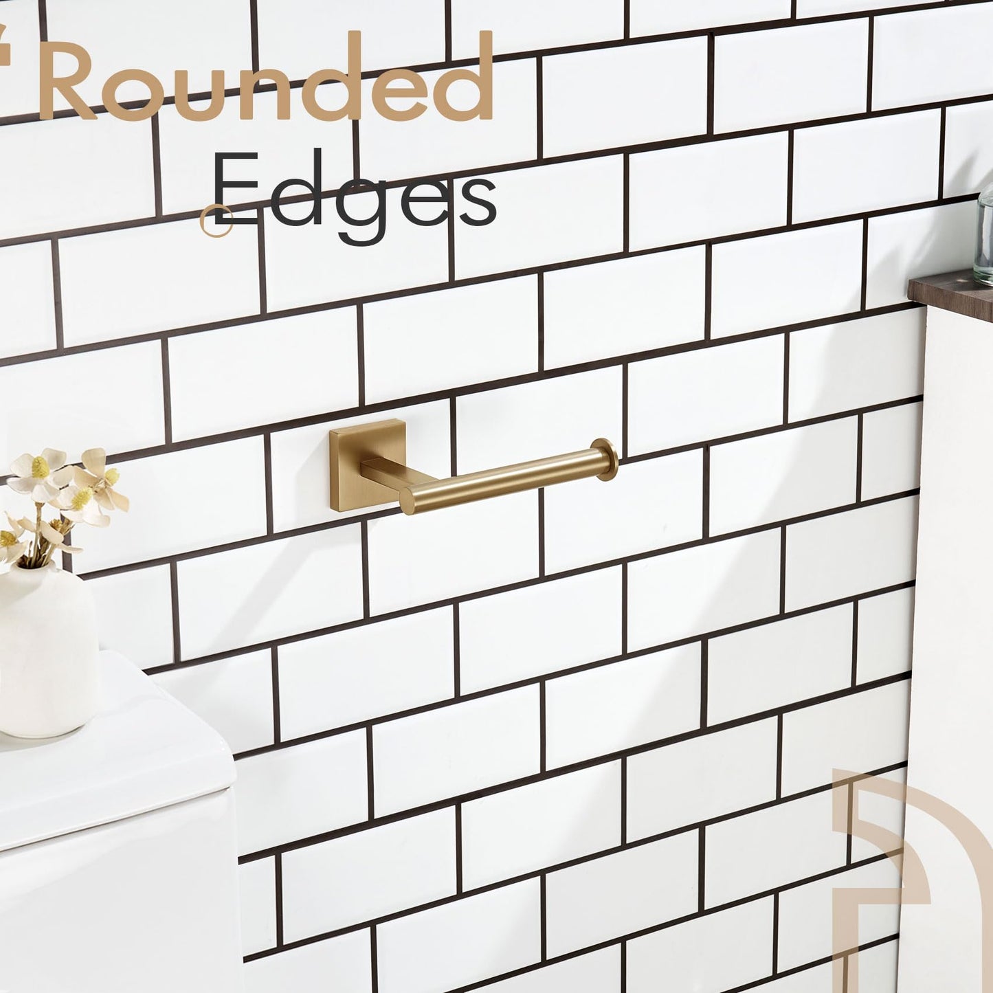 Toilet Paper Holder Toilet Roll Holders Hold Mega Rolls Kitchen Bathroom Tissue Paper Dispenser Champagne Bronze Stainless Steel