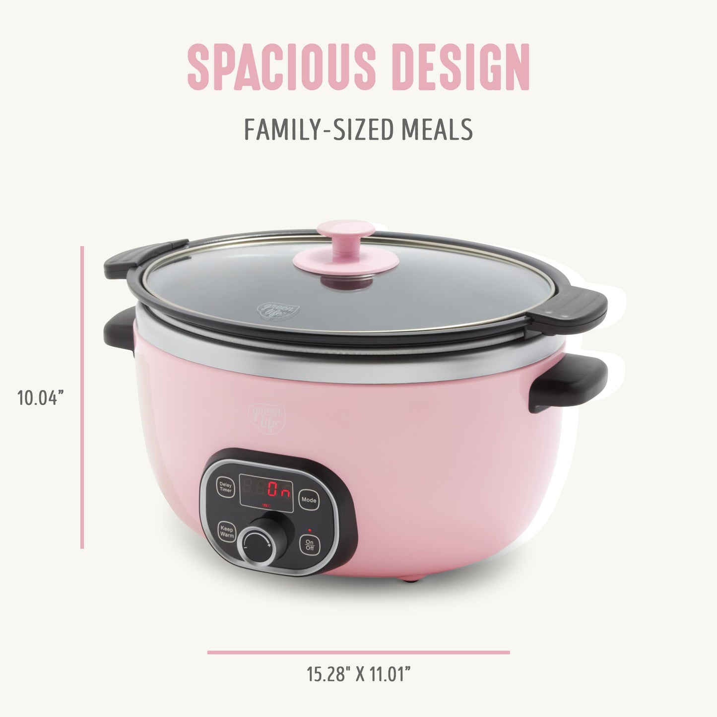 6QT Ceramic Nonstick Slow Cooker