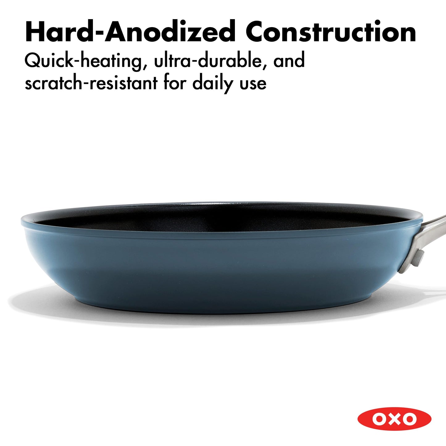 Enhanced 8” Nonstick Frying Pan Skillet (8" Frying Pan Skillet / Storm Blue)