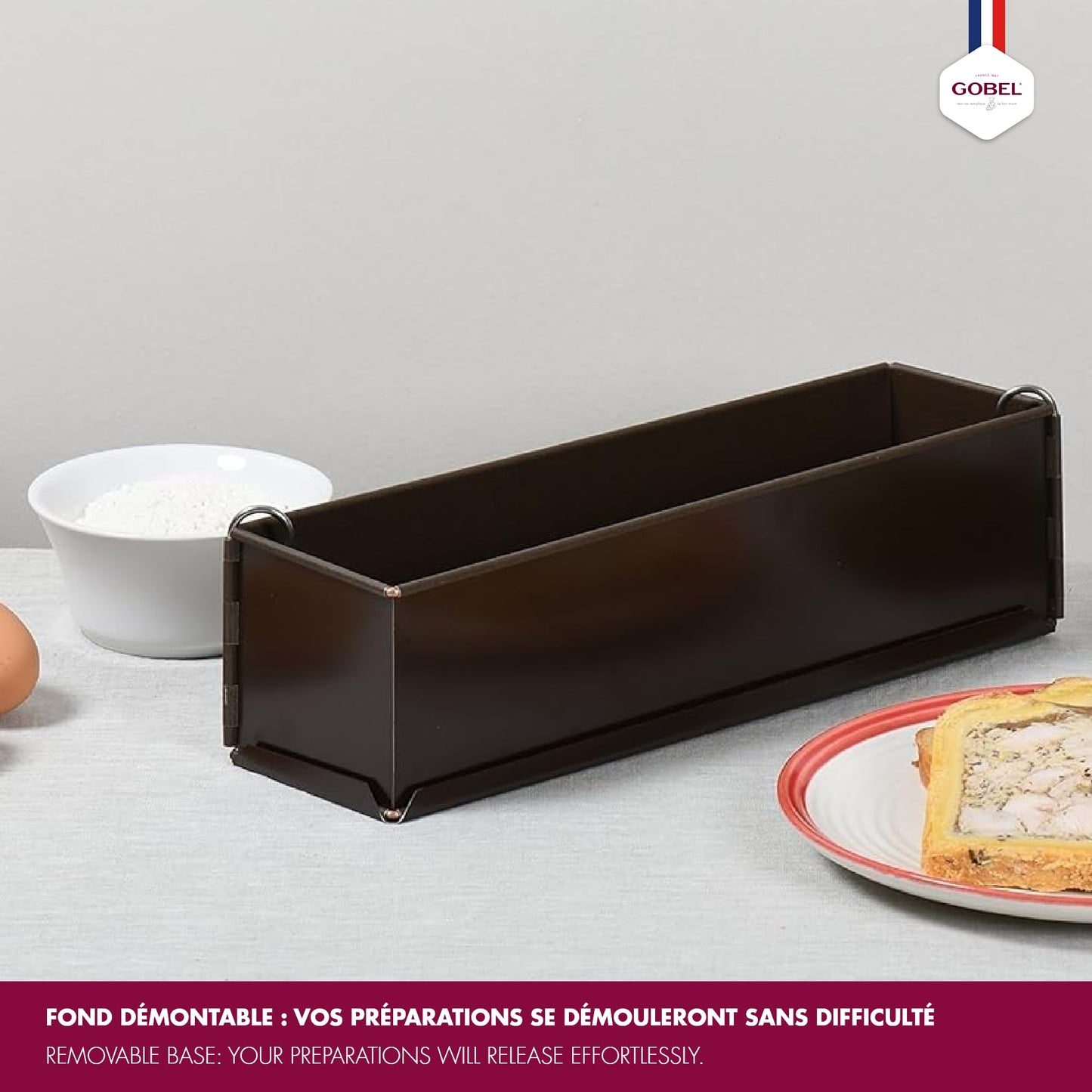 Long Hinged Pate en Croute Mold