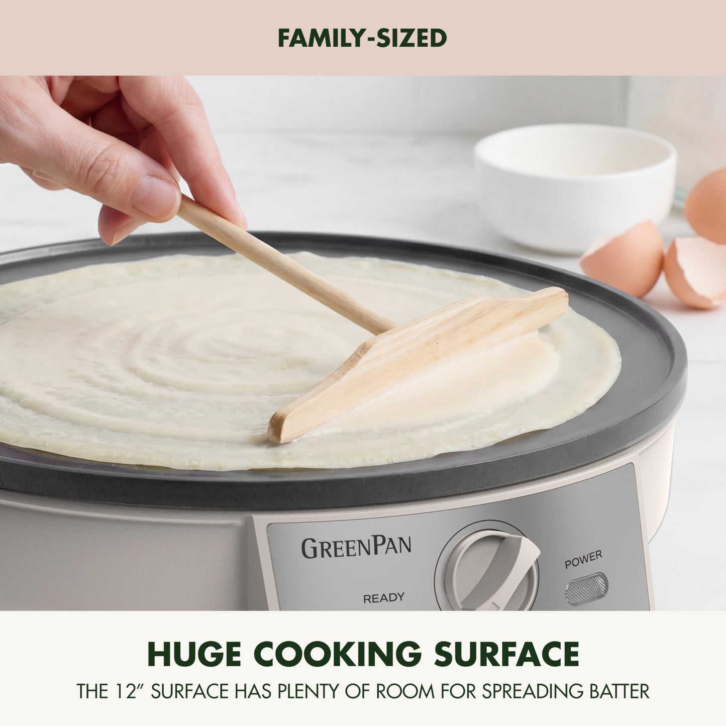 Advanced 12" Crepe Maker (Crepe Maker / Clay)