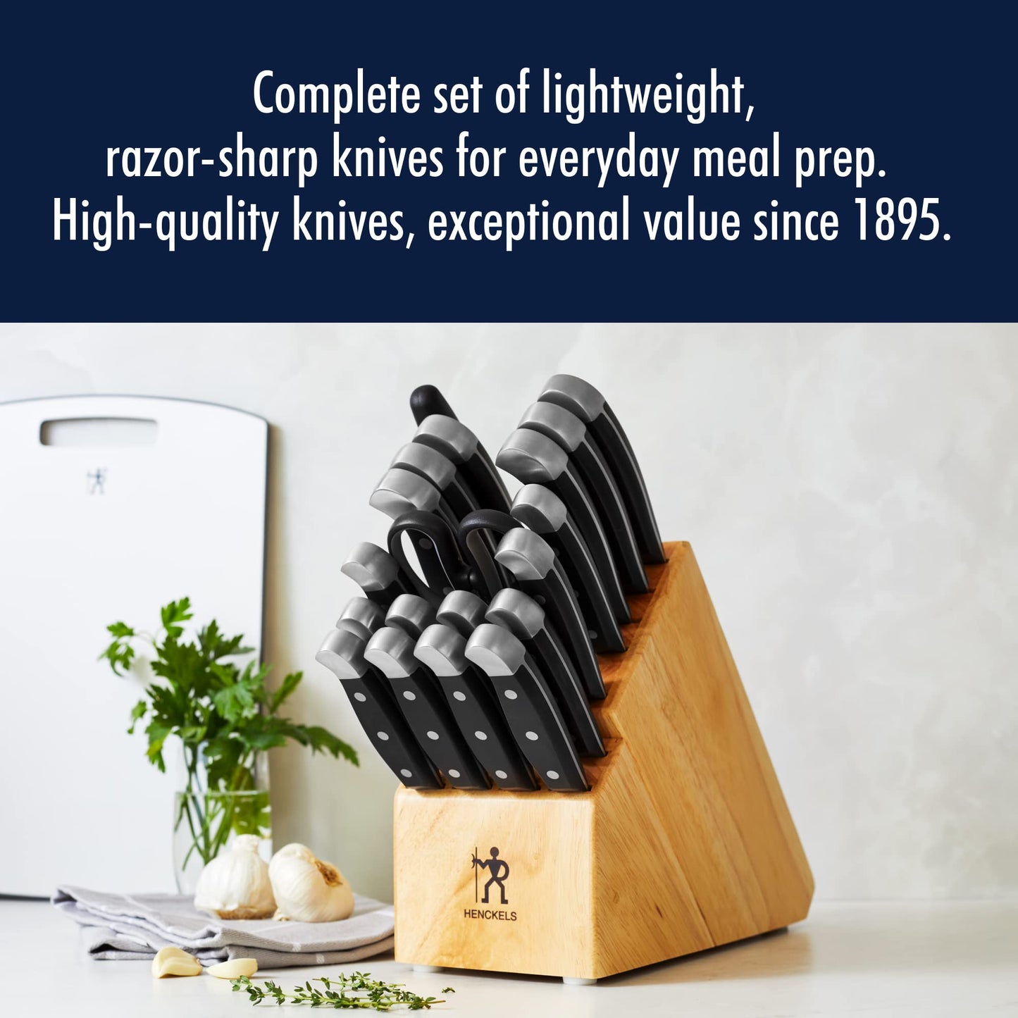 Statement 20 Pc Knife Block Set (20-pc / Natural)