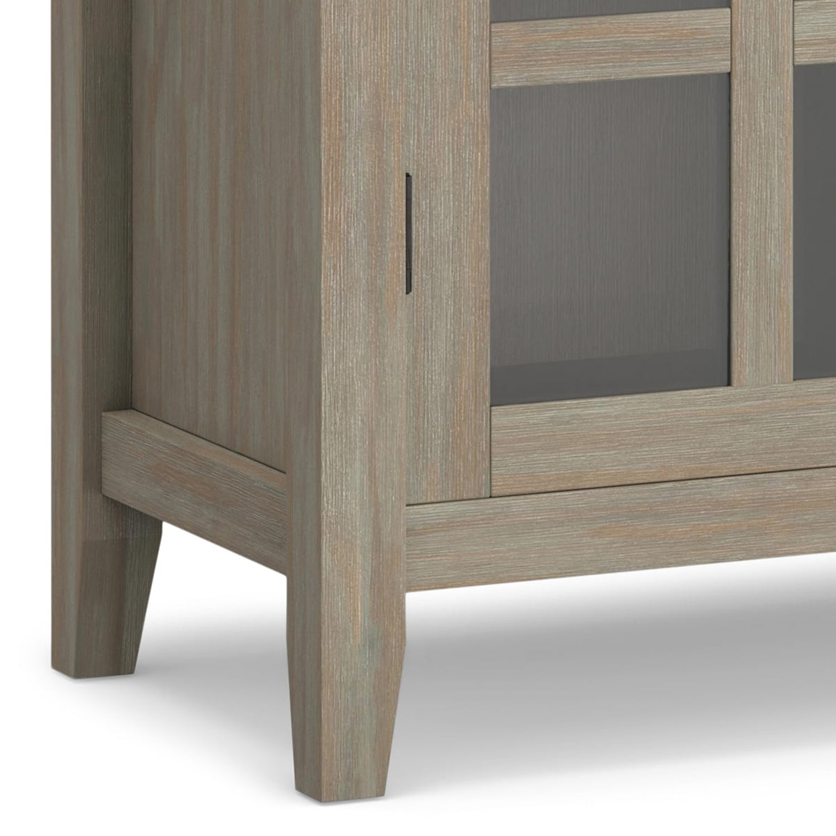 Artisan 38" Wide Solid Wood Cabinet in Distressed Grey (Distressed Grey / 38 inch)