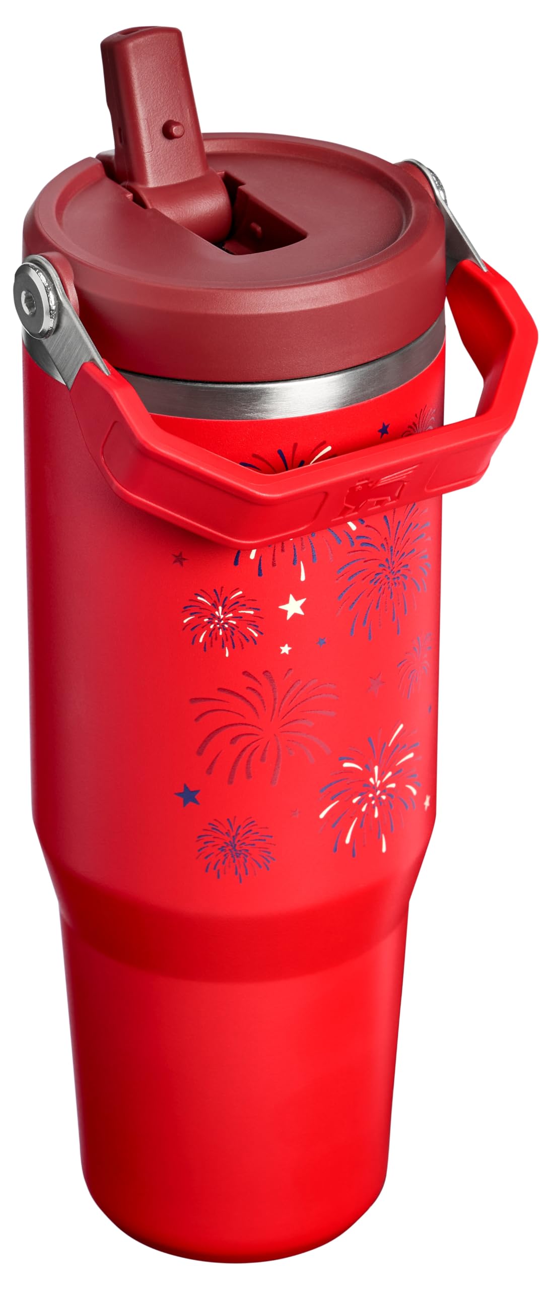 IceFlow 2.0 Flip Straw Tumbler (Chili Red Fireworks / 30 Ounces)