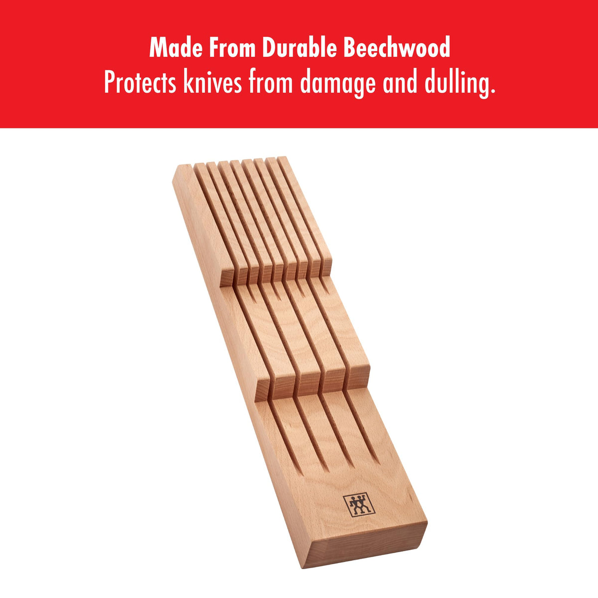 8 Slot In Drawer Knife Block (Beechwood / 8 slot)