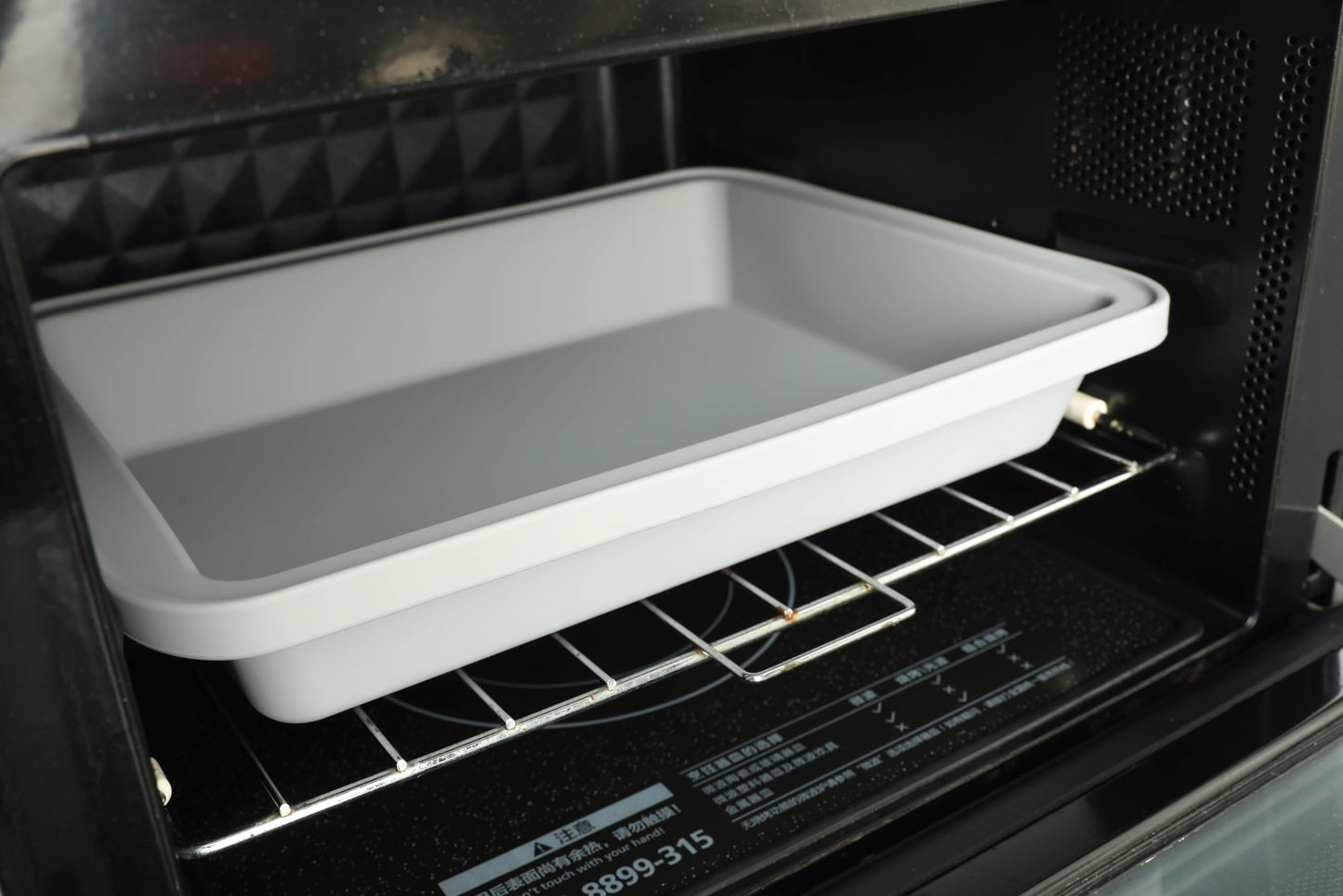 Silicone Baking Dish with Handles (Grey, 1pack)
