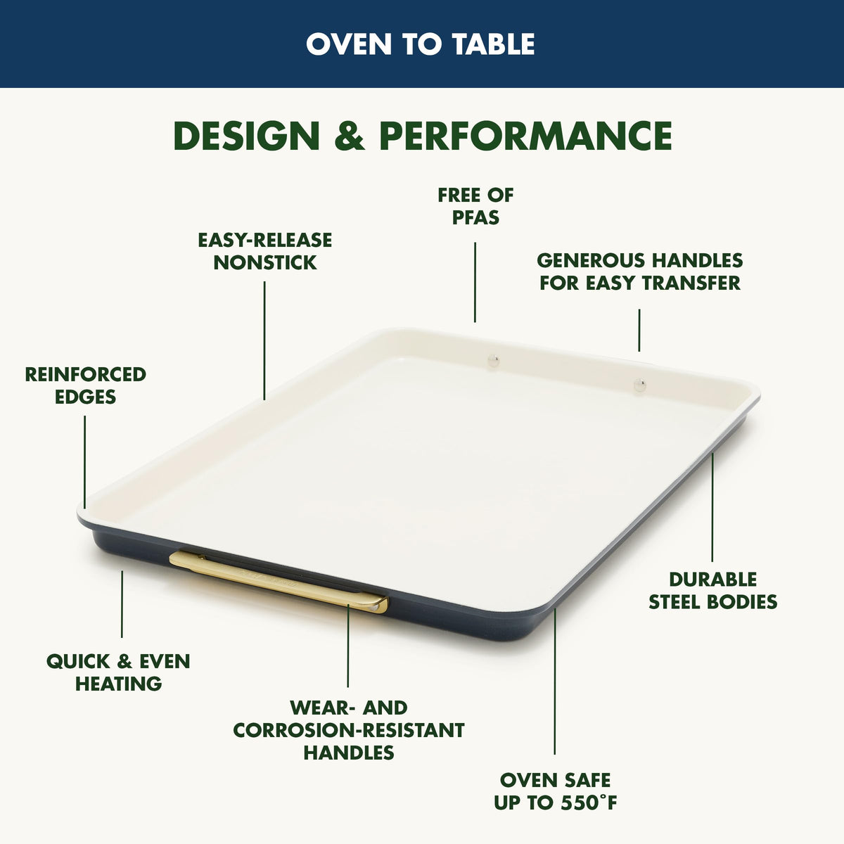 Bakeware 13" x 9" Quarter Sheet Pan