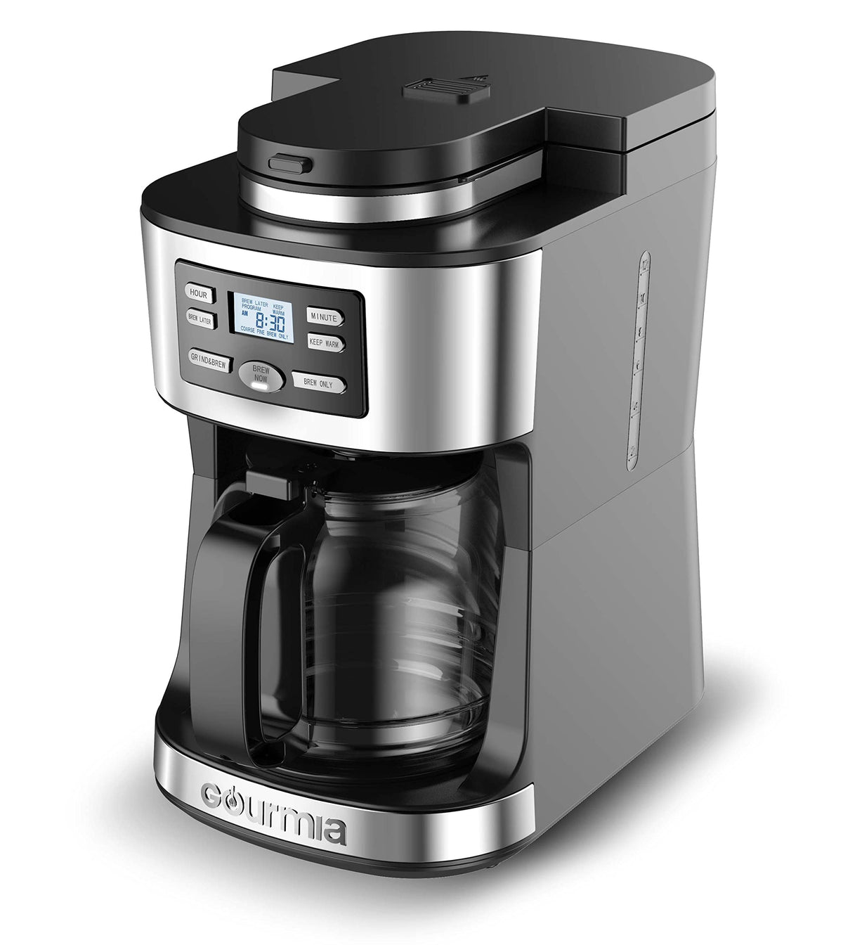 Digital Coffee Machine 12Cup FullyAutomatic Large coffee maker integrated CoffeeGrinder