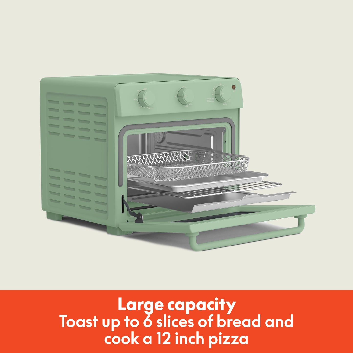 6 Slice Toaster Oven With Air fryer