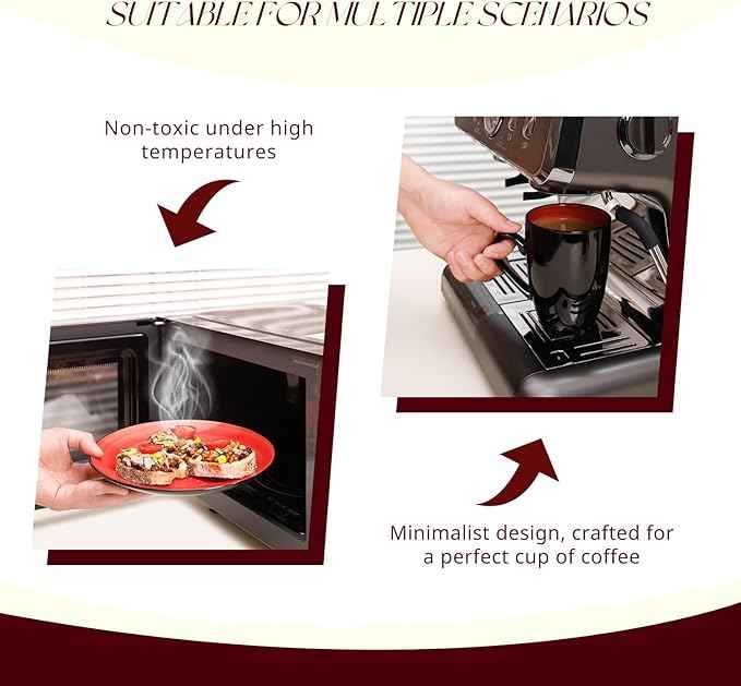 Stoneware Sonoma 56pc Dinnerware Set, Black + Speckled Spin Wash Red
