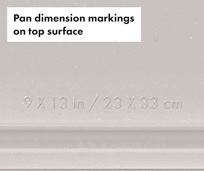 OXO Good Grips Non-Stick Pro Ceramic Coated Metal Bakeware 9” x 13” Cake Pan – Biscuit