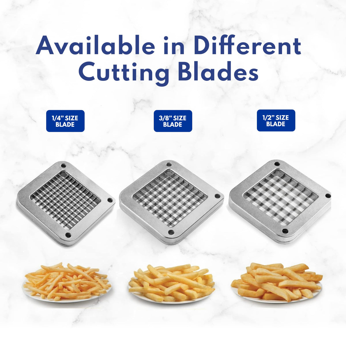 New Star Food Service 42313 Commercial Restaurant French Fry Cutter with Suction Feet