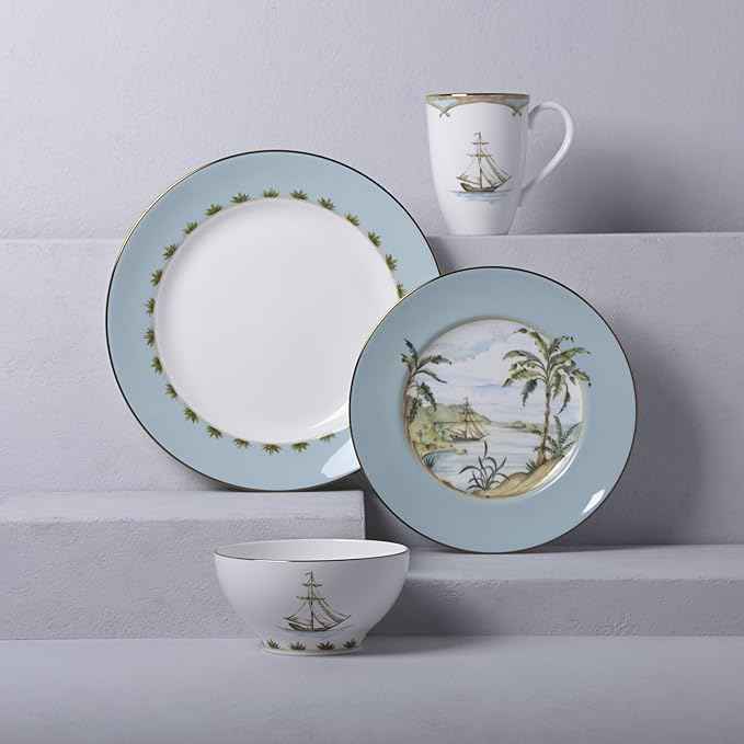 Lenox 897267 British Colonial Tradewind Dinner Plates, Set of 4