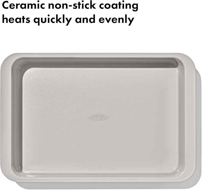 OXO Good Grips Non-Stick Pro Ceramic Coated Metal Bakeware 9” x 13” Cake Pan – Storm Blue