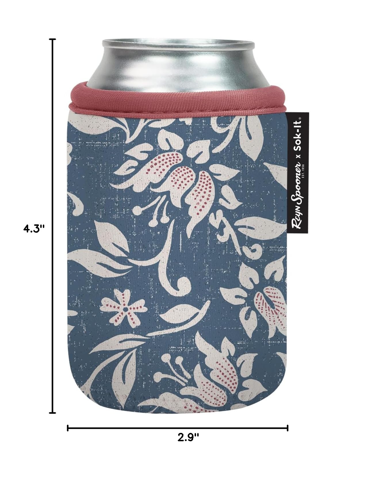 CanSok Sleeve for Beer & Soda Insulated Neoprene Cover (Reyn Spooner Kia Orana / 12oz Can Sleeve)